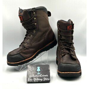 Irish Setter Mens Brown Leather Wingshooter Waterproof Hunting Boots Sz 14D 3141